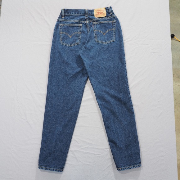 Classic Straight Leg Women's Jeans - Blue - Picture 2 of 11